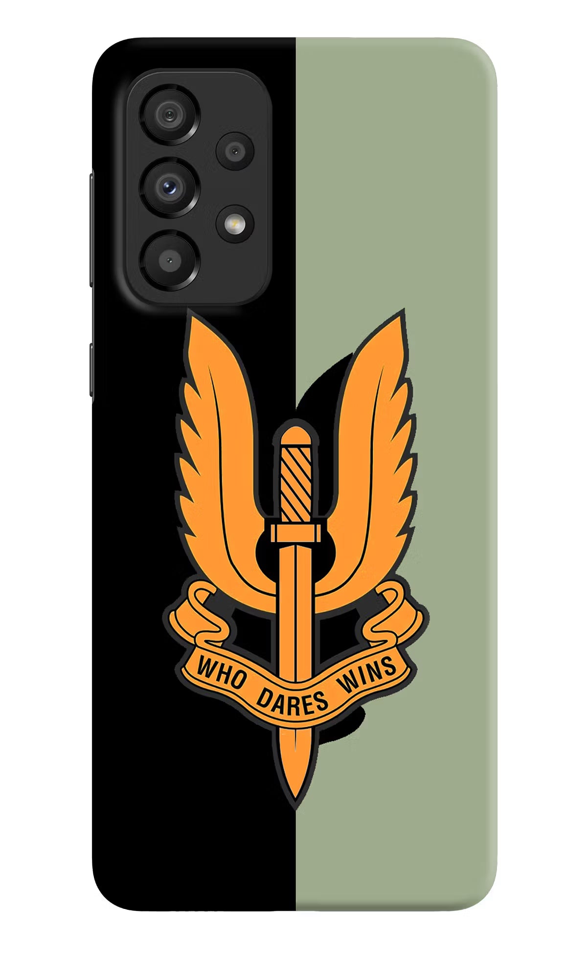 Balidan Logo Samsung A33 5G Hard Case Back Cover by Casekaro