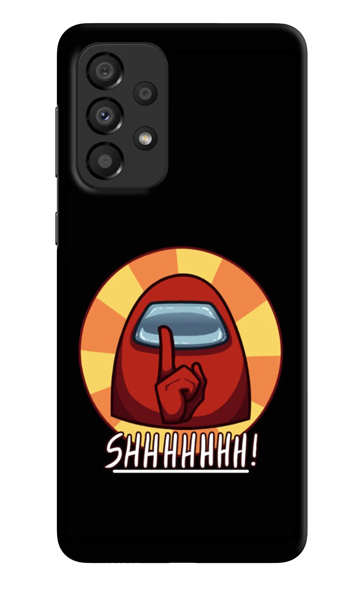 Among Us Shhh! Samsung A33 5G Hard Case Back Cover by Casekaro