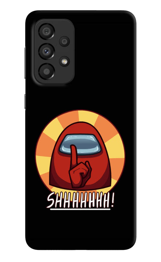 Among Us Shhh! Samsung A33 5G Hard Case Back Cover by Casekaro
