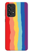 Rainbow Samsung A33 5G Hard Case Back Cover by Casekaro