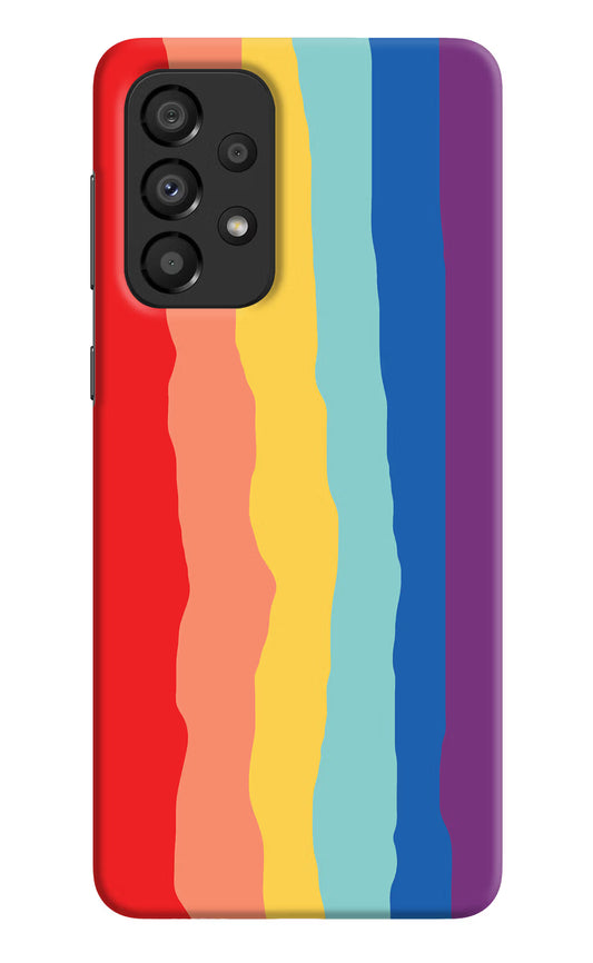 Rainbow Samsung A33 5G Hard Case Back Cover by Casekaro