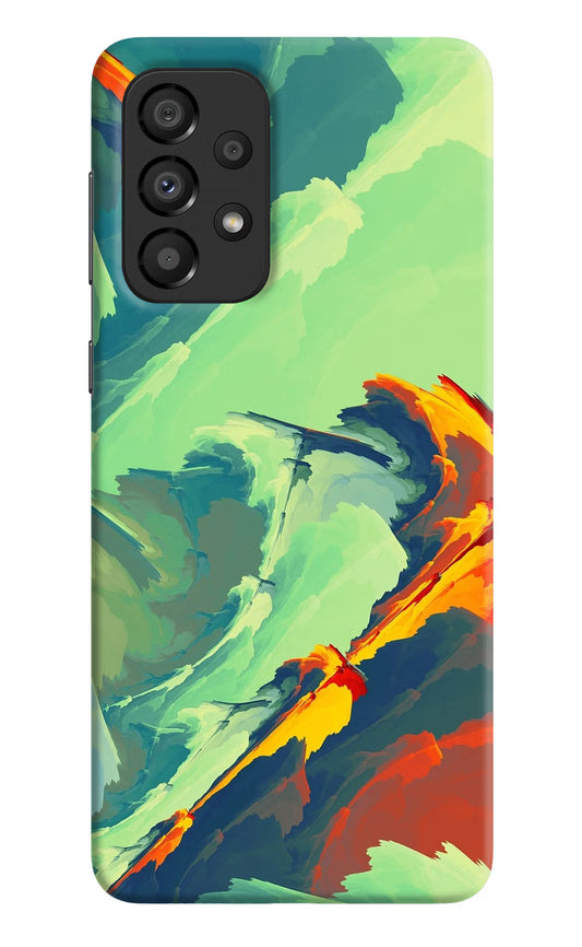 Paint Art Samsung A33 5G Hard Case Back Cover by Casekaro