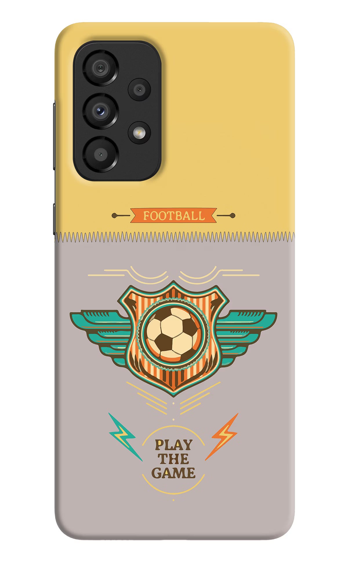 Football Samsung A33 5G Hard Case Back Cover by Casekaro