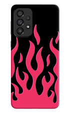Fire Flames Samsung A33 5G Hard Case Back Cover by Casekaro