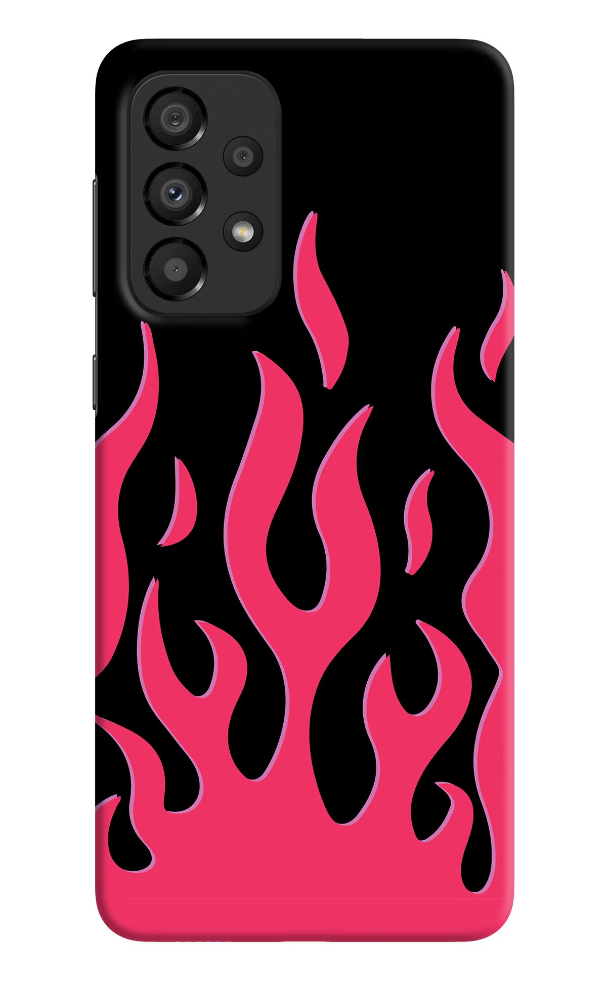 Fire Flames Samsung A33 5G Hard Case Back Cover by Casekaro