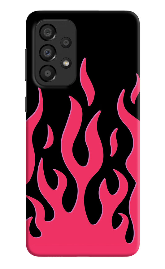 Fire Flames Samsung A33 5G Hard Case Back Cover by Casekaro