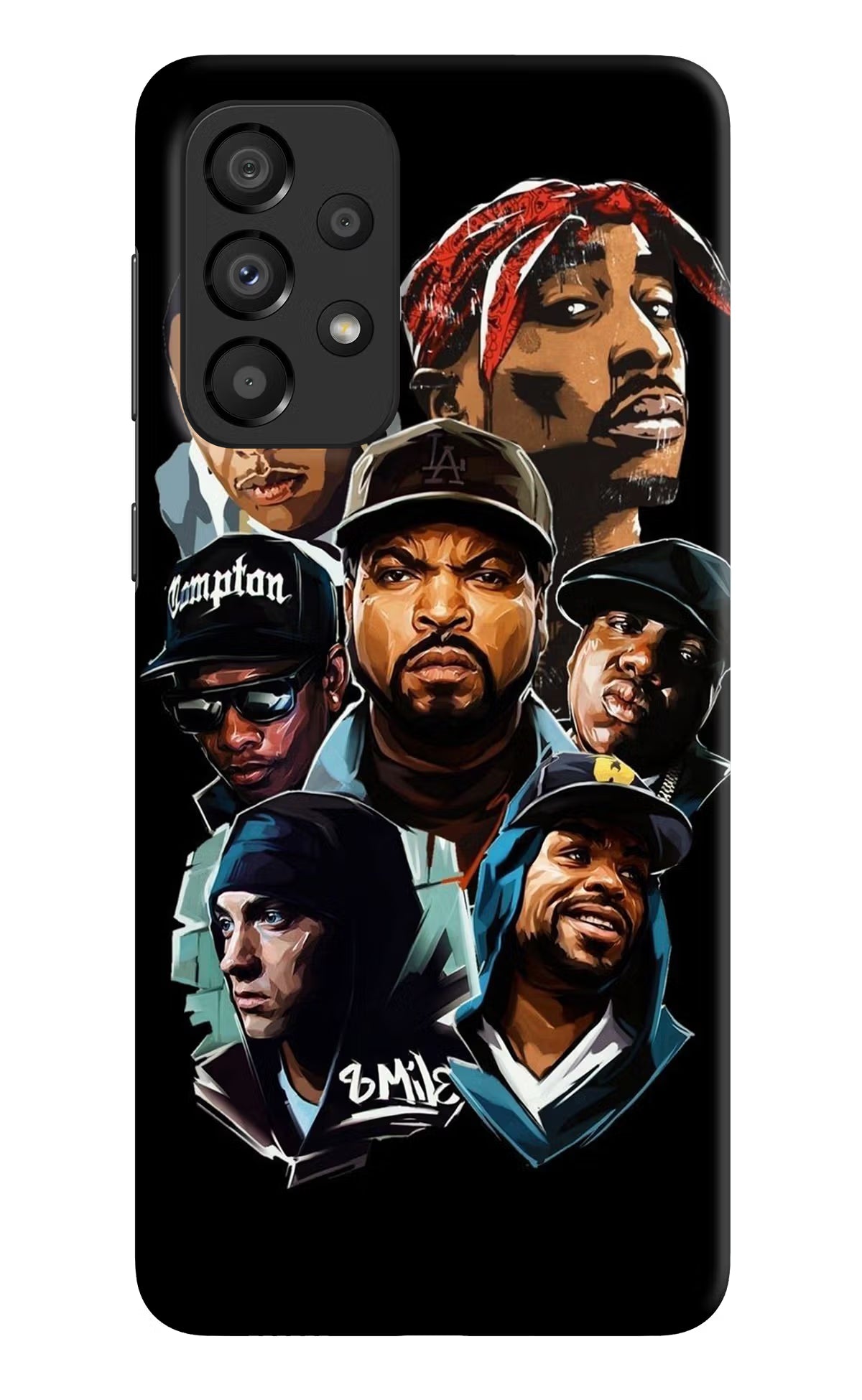 Rappers Samsung A33 5G Hard Case Back Cover by Casekaro