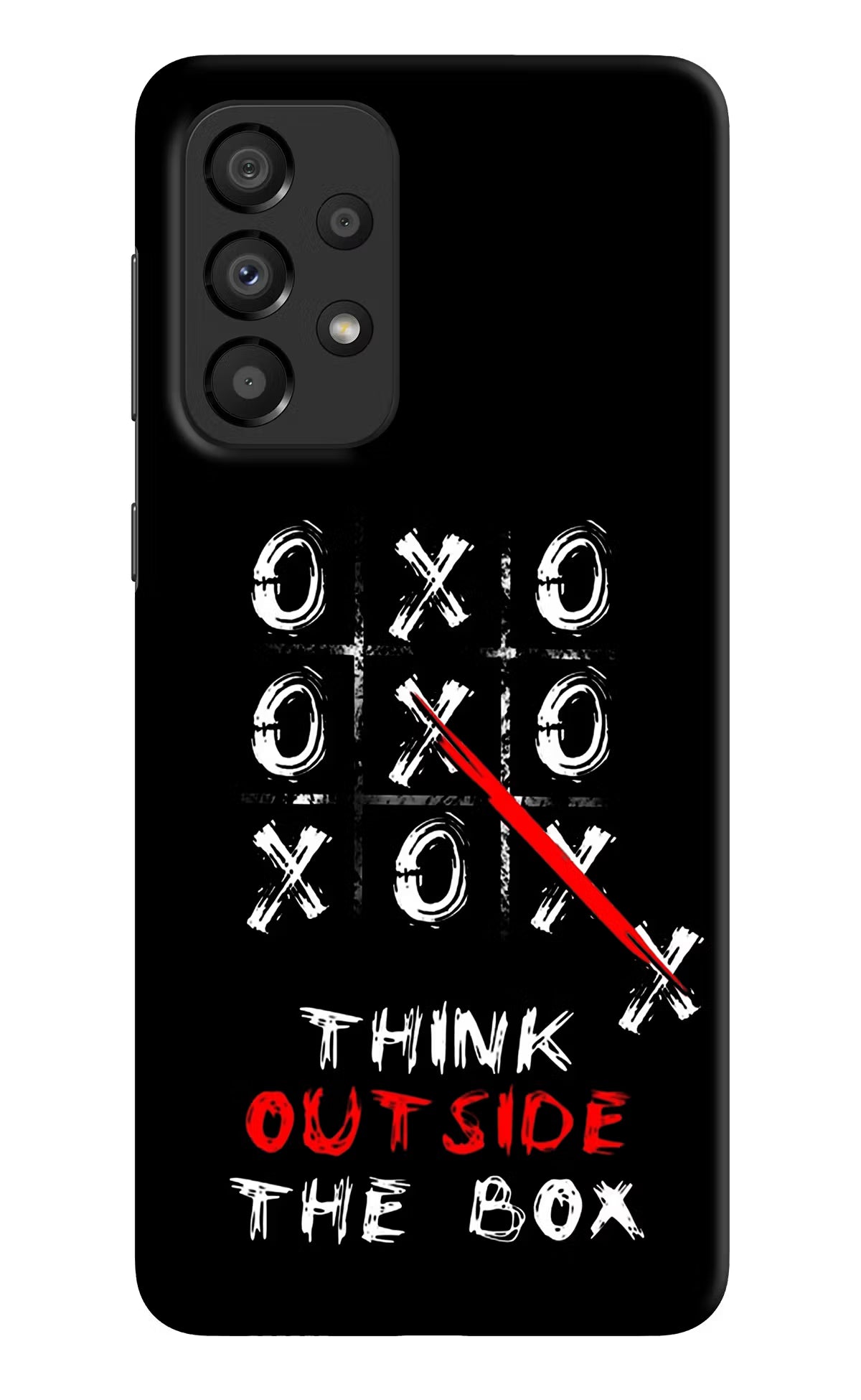 Think out of the BOX Samsung A33 5G Hard Case Back Cover by Casekaro