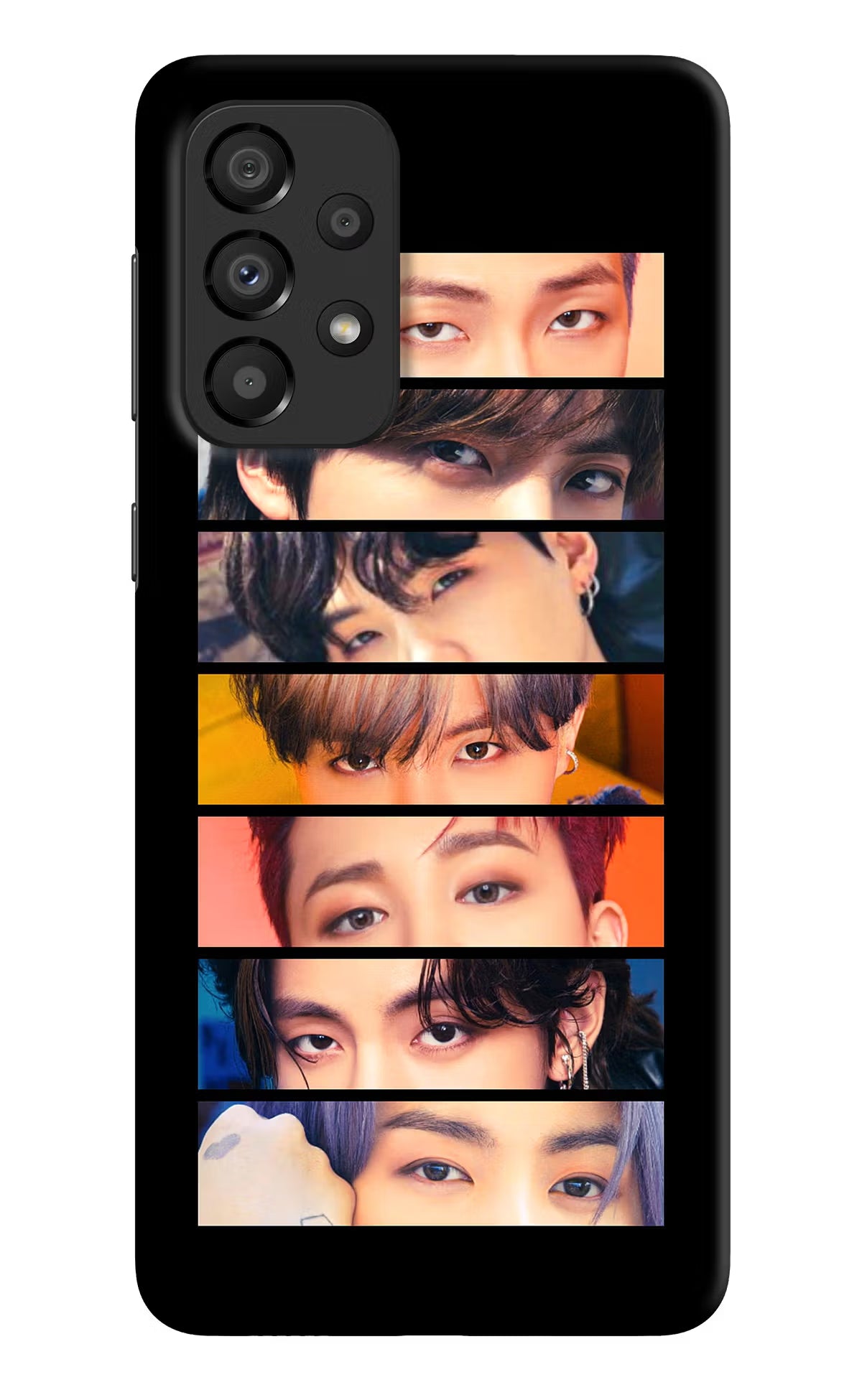 BTS Eyes Samsung A33 5G Hard Case Back Cover by Casekaro