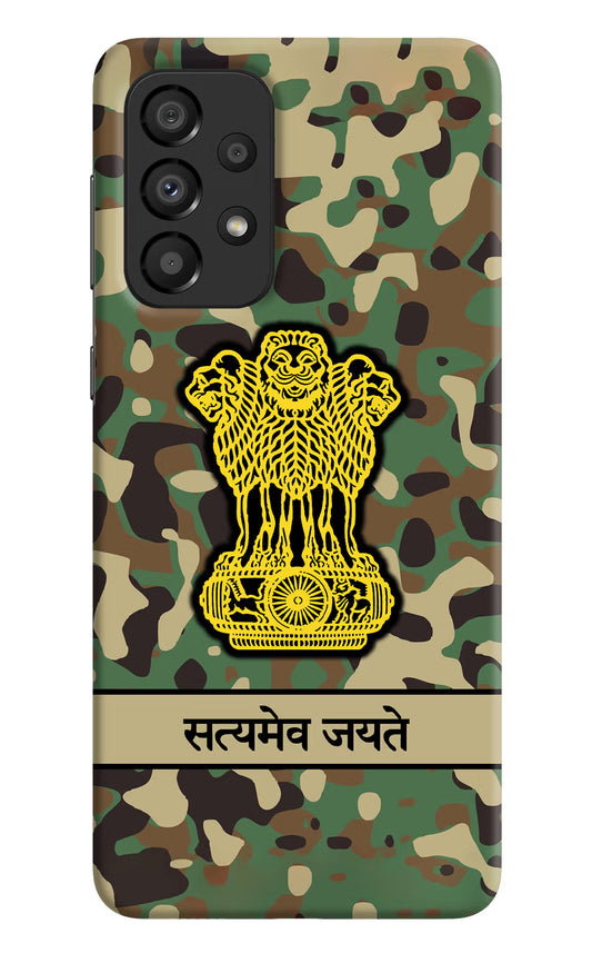 Satyamev Jayate Army Samsung A33 5G Hard Case Back Cover by Casekaro