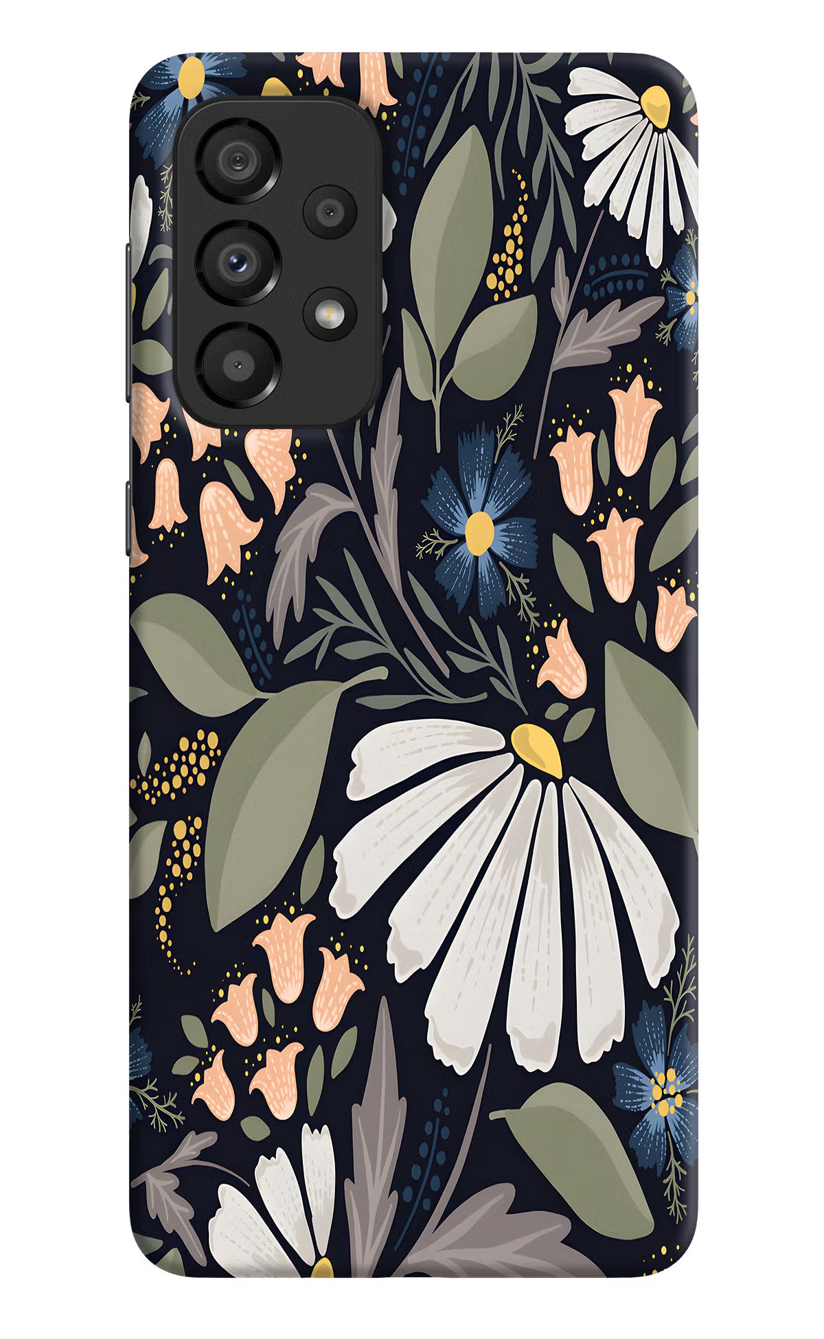 Flowers Art Samsung A33 5G Hard Case Back Cover by Casekaro
