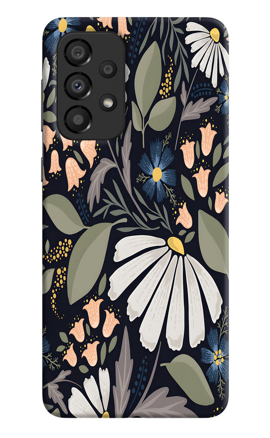 Flowers Art Samsung A33 5G Hard Case Back Cover by Casekaro