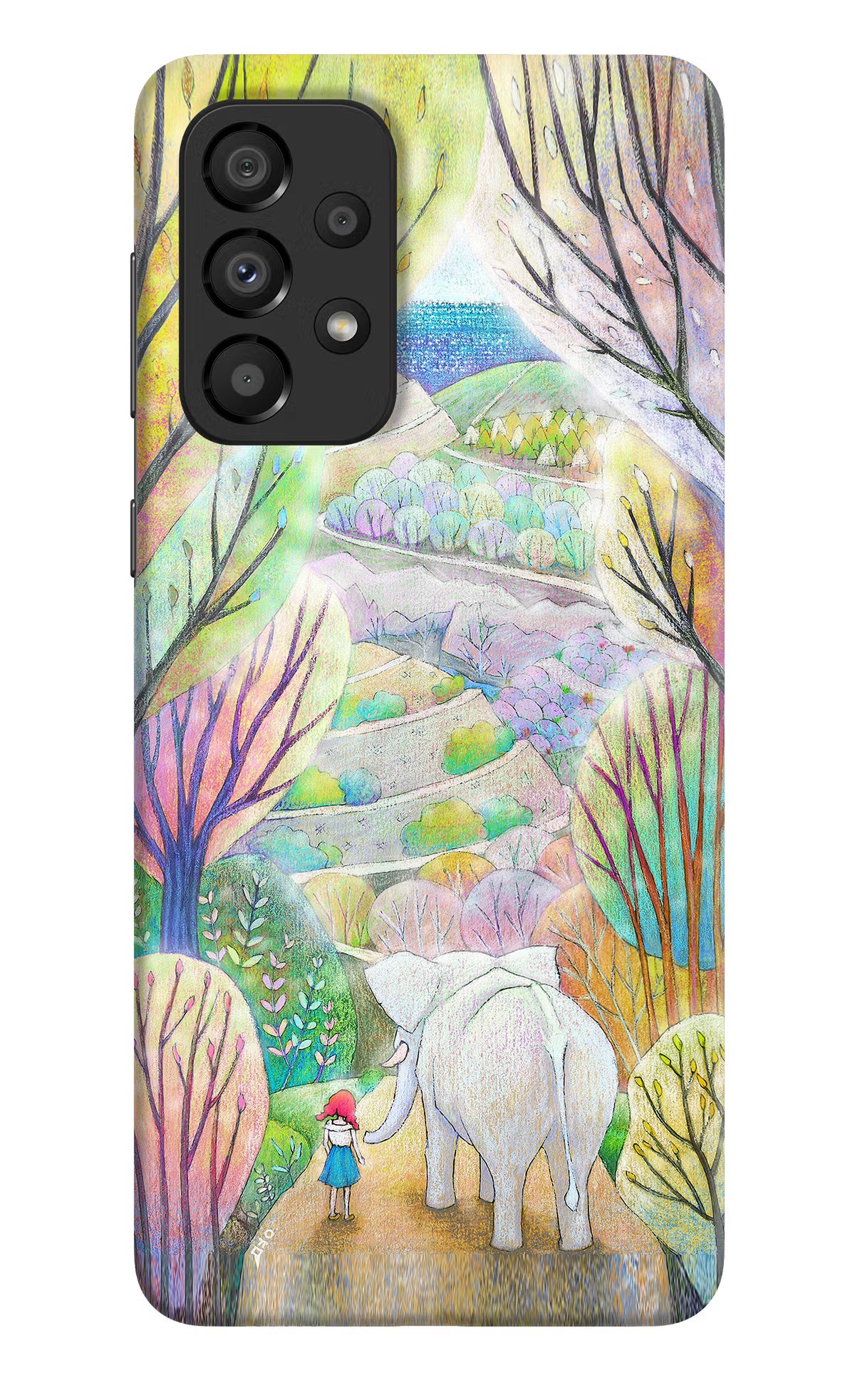 Nature Painting Samsung A33 5G Hard Case Back Cover by Casekaro