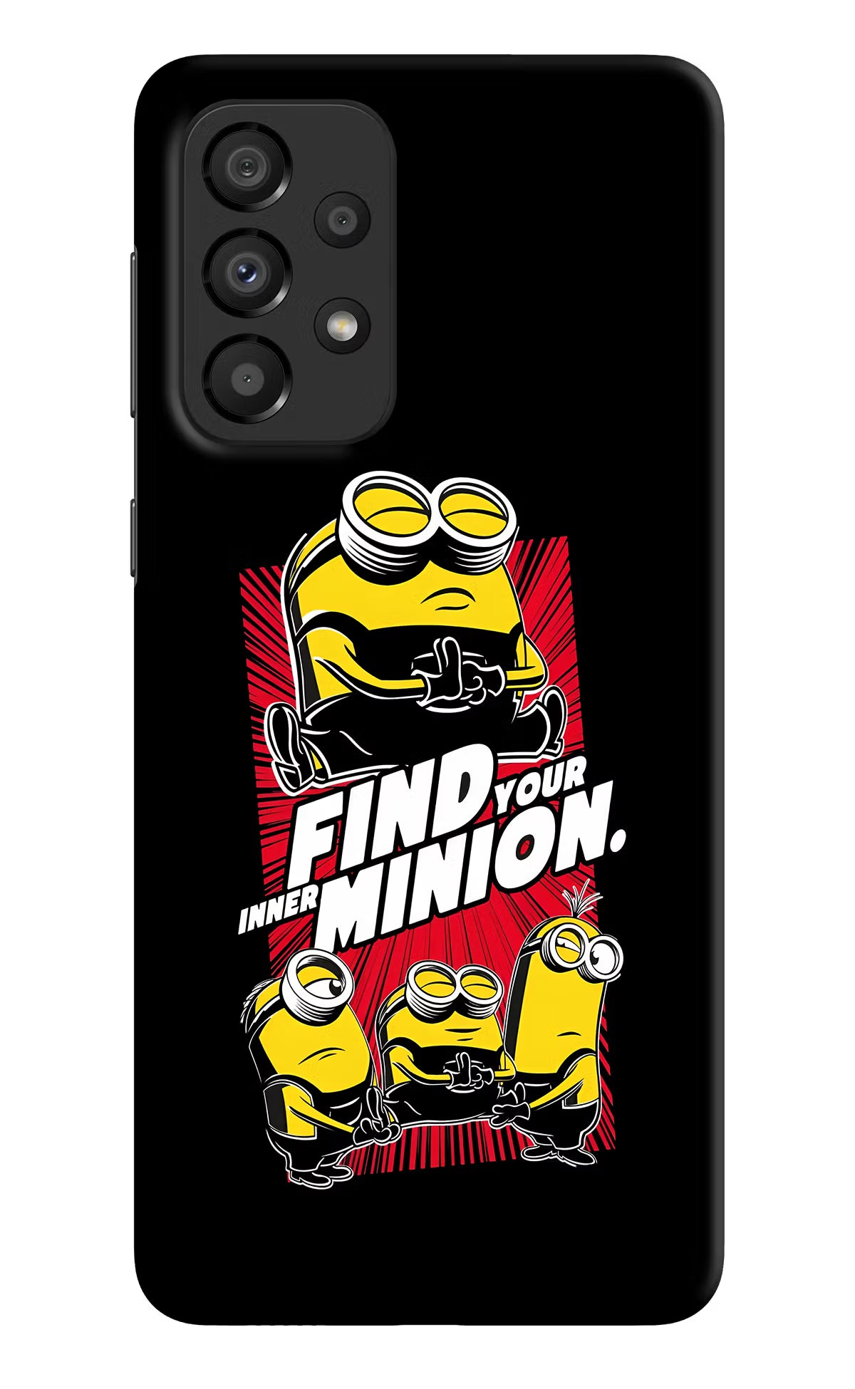 Find your inner Minion Samsung A33 5G Hard Case Back Cover by Casekaro