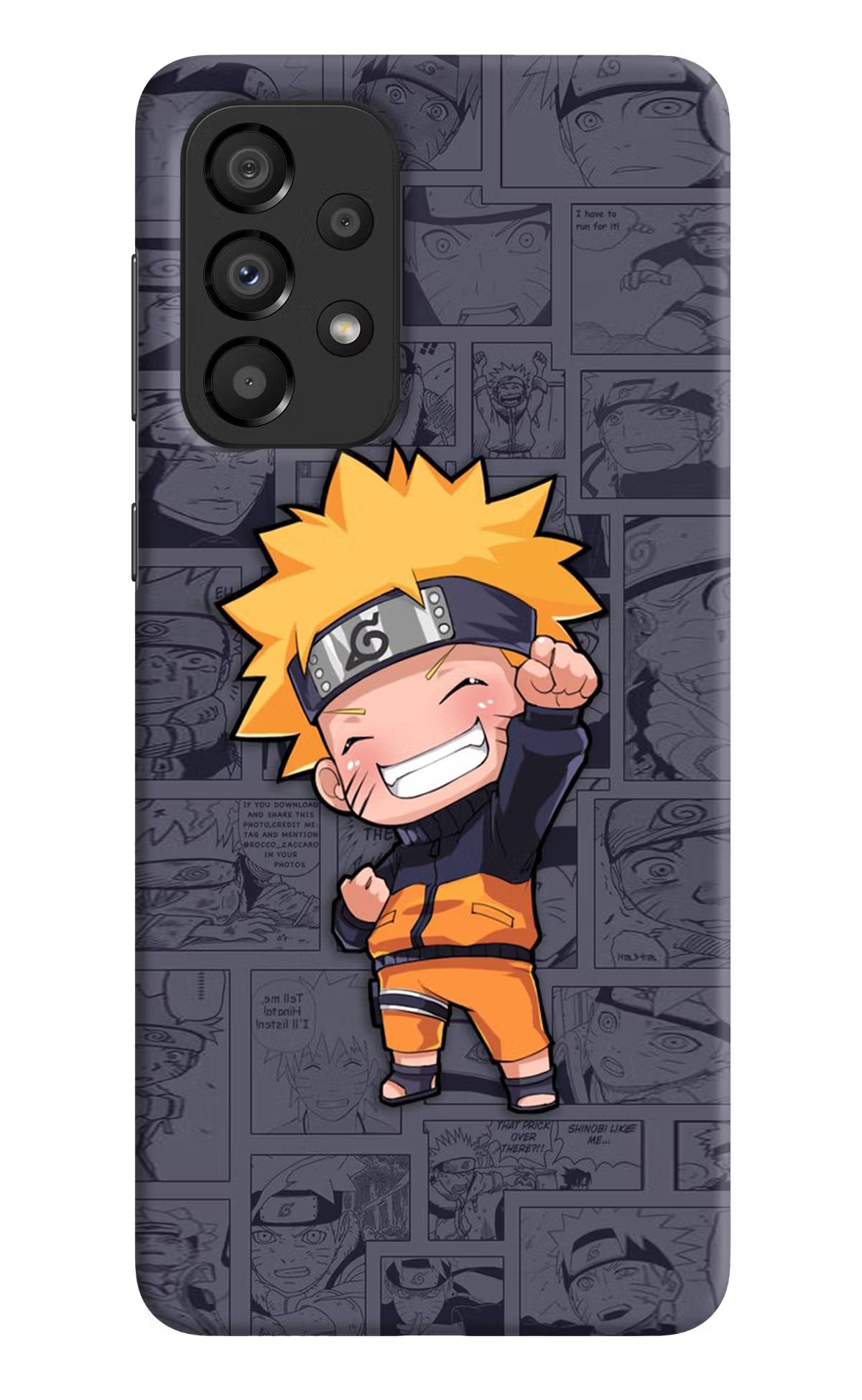 Chota Naruto Samsung A33 5G Hard Case Back Cover by Casekaro