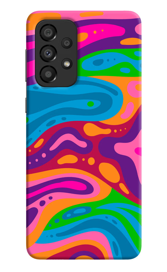 Trippy Pattern Samsung A33 5G Hard Case Back Cover by Casekaro