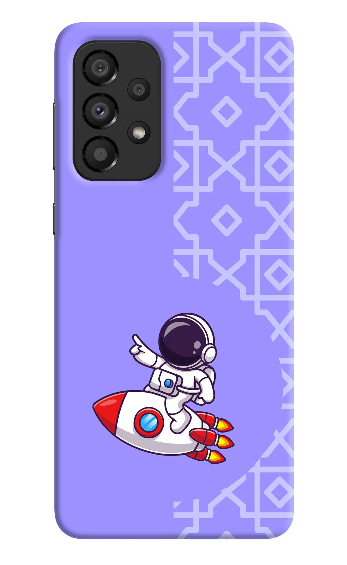 Cute Astronaut Samsung A33 5G Hard Case Back Cover by Casekaro