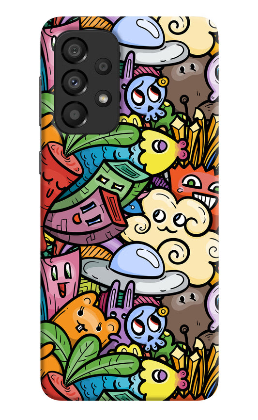 Veggie Doodle Samsung A33 5G Hard Case Back Cover by Casekaro