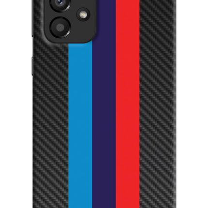 BMW Stripes Pattern Samsung A33 5G Hard Case Back Cover by Casekaro