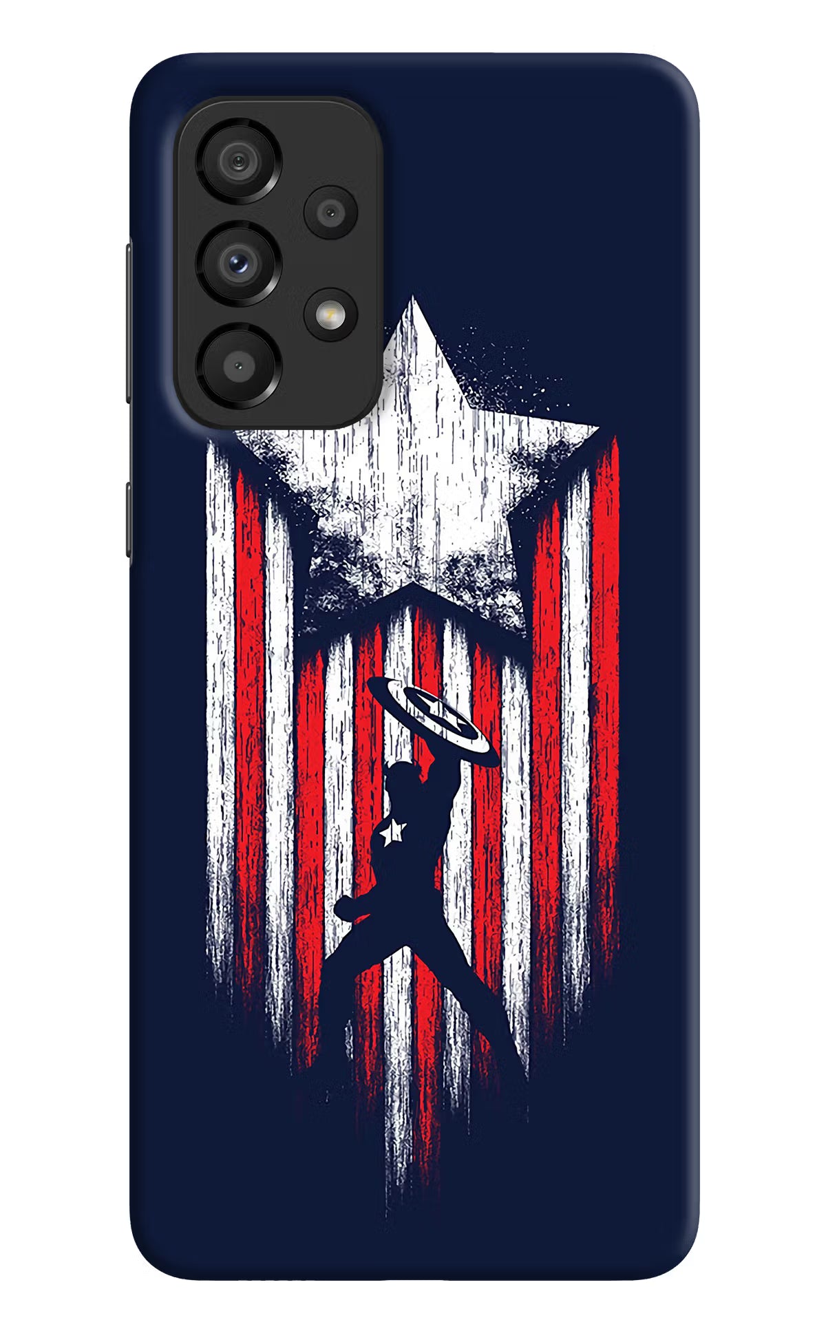Captain America Marvel Art Samsung A33 5G Hard Case Back Cover by Casekaro