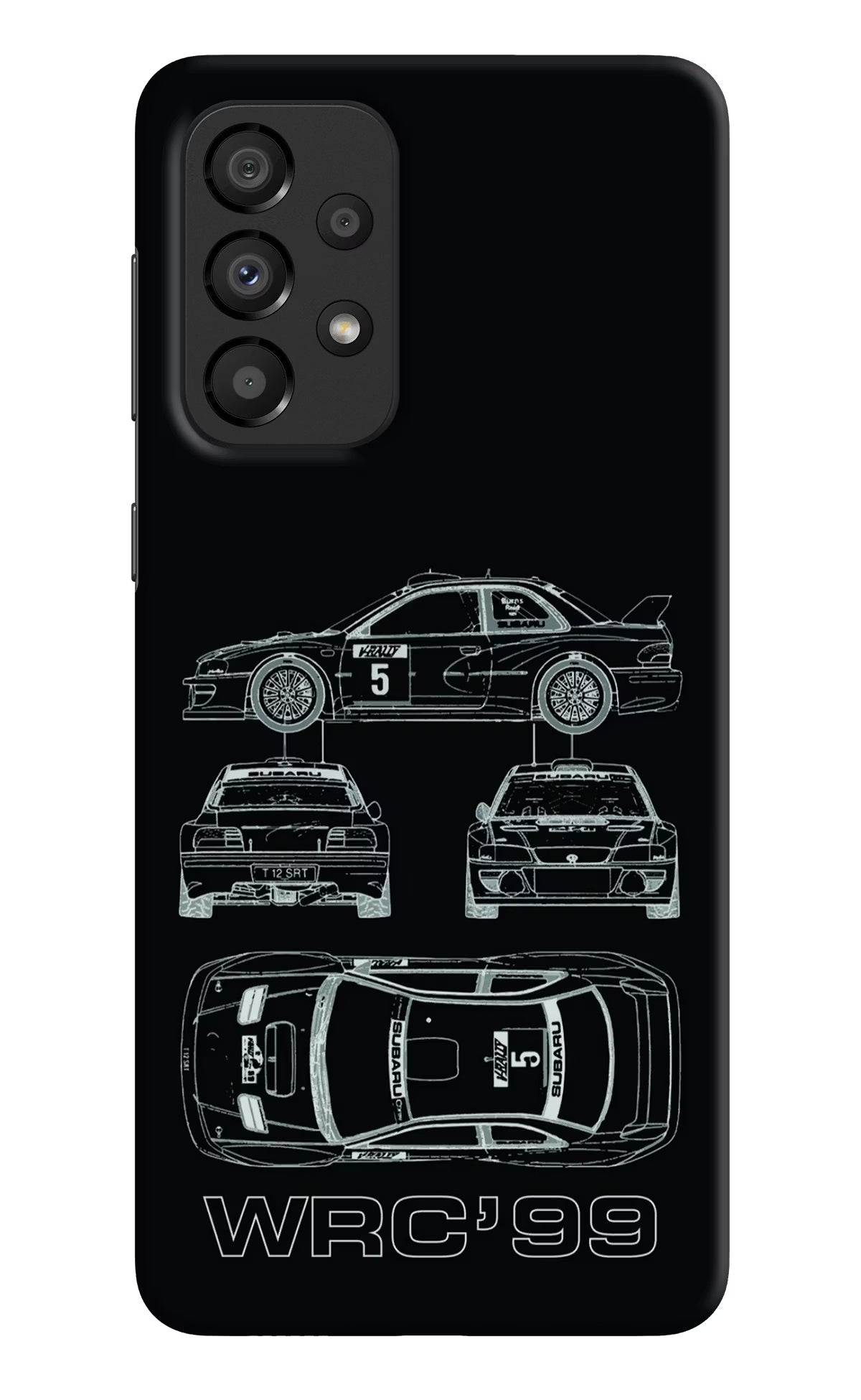 WRC'99 Samsung A33 5G Hard Case Back Cover by Casekaro