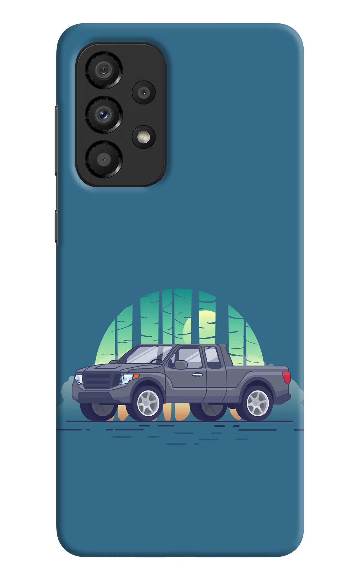 Retro Garage Vibe Samsung A33 5G Hard Case Back Cover by Casekaro