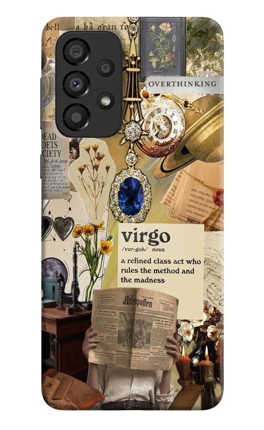 Virgo Zodiac Samsung A33 5G Hard Case Back Cover by Casekaro