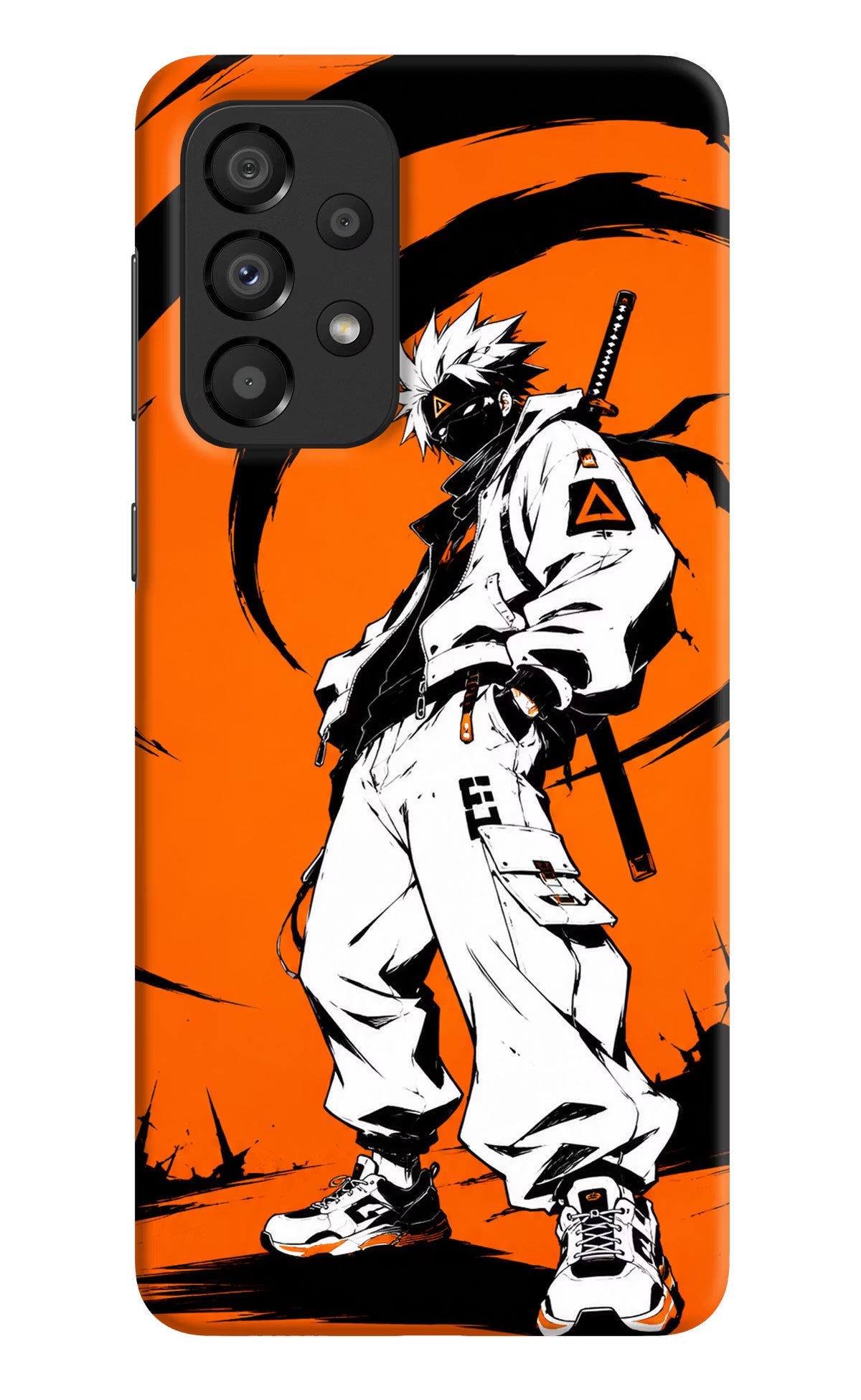 Street Samurai  Samsung A33 5G Hard Case Back Cover by Casekaro