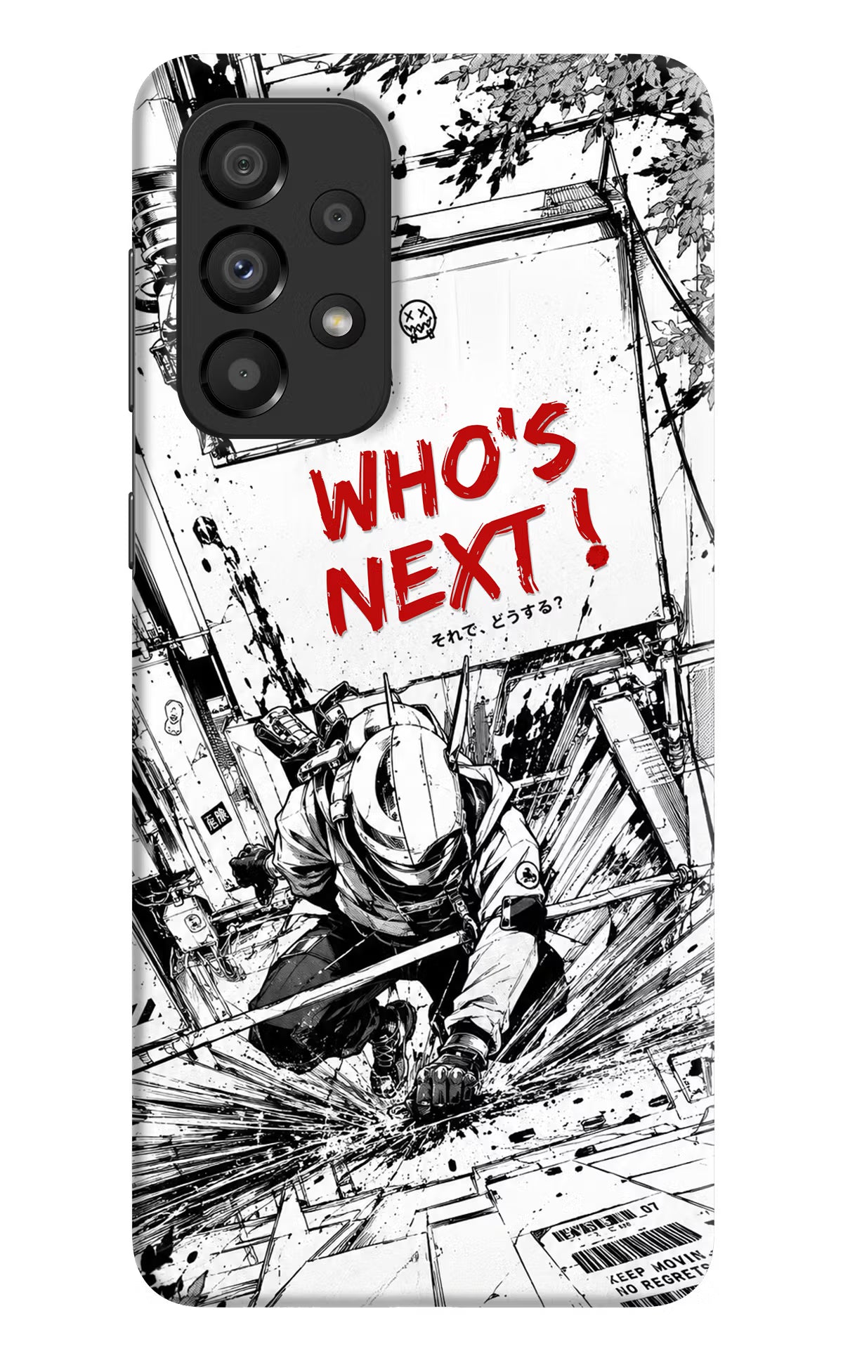 Who's Next Samsung A33 5G Hard Case Back Cover by Casekaro