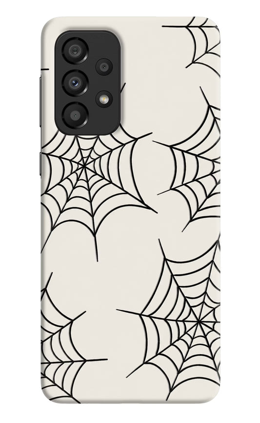 Spider Web Samsung A33 5G Hard Case Back Cover by Casekaro
