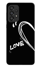 Love Line Samsung A33 5G Hard Case Back Cover by Casekaro