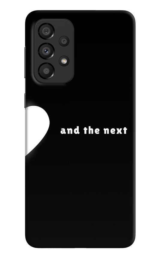 Next World Samsung A33 5G Hard Case Back Cover by Casekaro