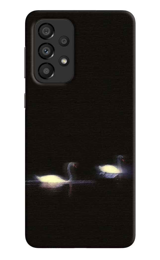 Silent Swans Samsung A33 5G Hard Case Back Cover by Casekaro