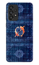 Koi Blue Samsung A33 5G Back Cover