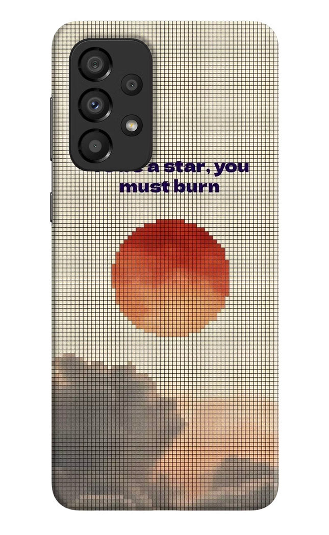 Pixel Sun Samsung A33 5G Hard Case Back Cover by Casekaro