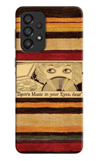 Vinyl Stripes Samsung A33 5G Hard Case Back Cover by Casekaro