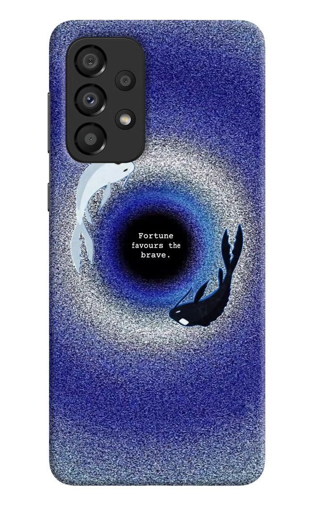 Dark Koi Samsung A33 5G Hard Case Back Cover by Casekaro