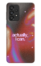 Pink Aura Samsung A33 5G Back Cover