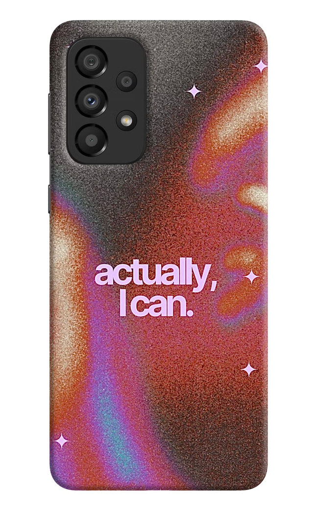 Pink Aura Samsung A33 5G Hard Case Back Cover by Casekaro