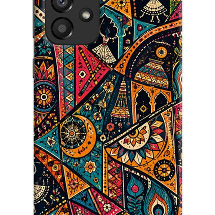 Folk Print Samsung A33 5G Hard Case Back Cover by Casekaro