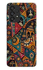 Folk Print Samsung A33 5G Hard Case Back Cover by Casekaro