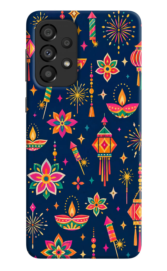 Festive Pop Samsung A33 5G Hard Case Back Cover by Casekaro