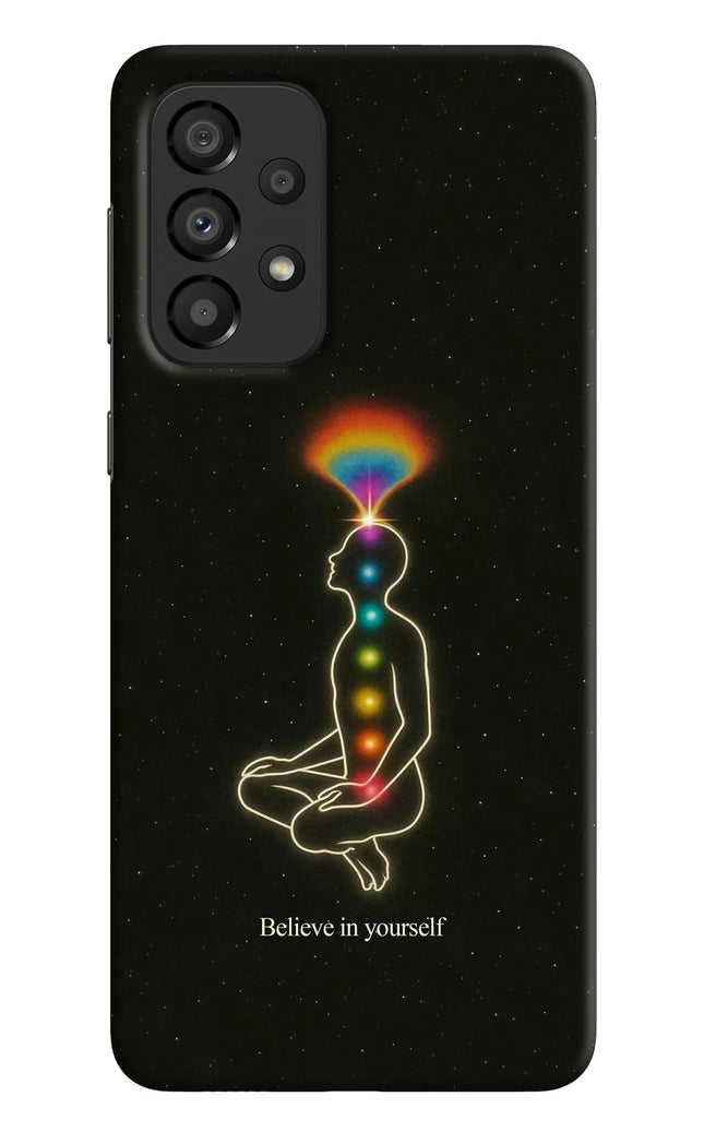 Believe in yourself Samsung A33 5G Hard Case Back Cover by Casekaro