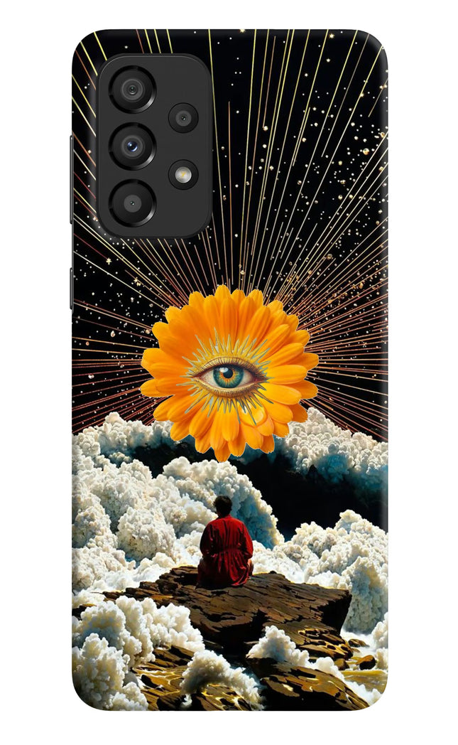 Cosmic Flower Samsung A33 5G Hard Case Back Cover by Casekaro