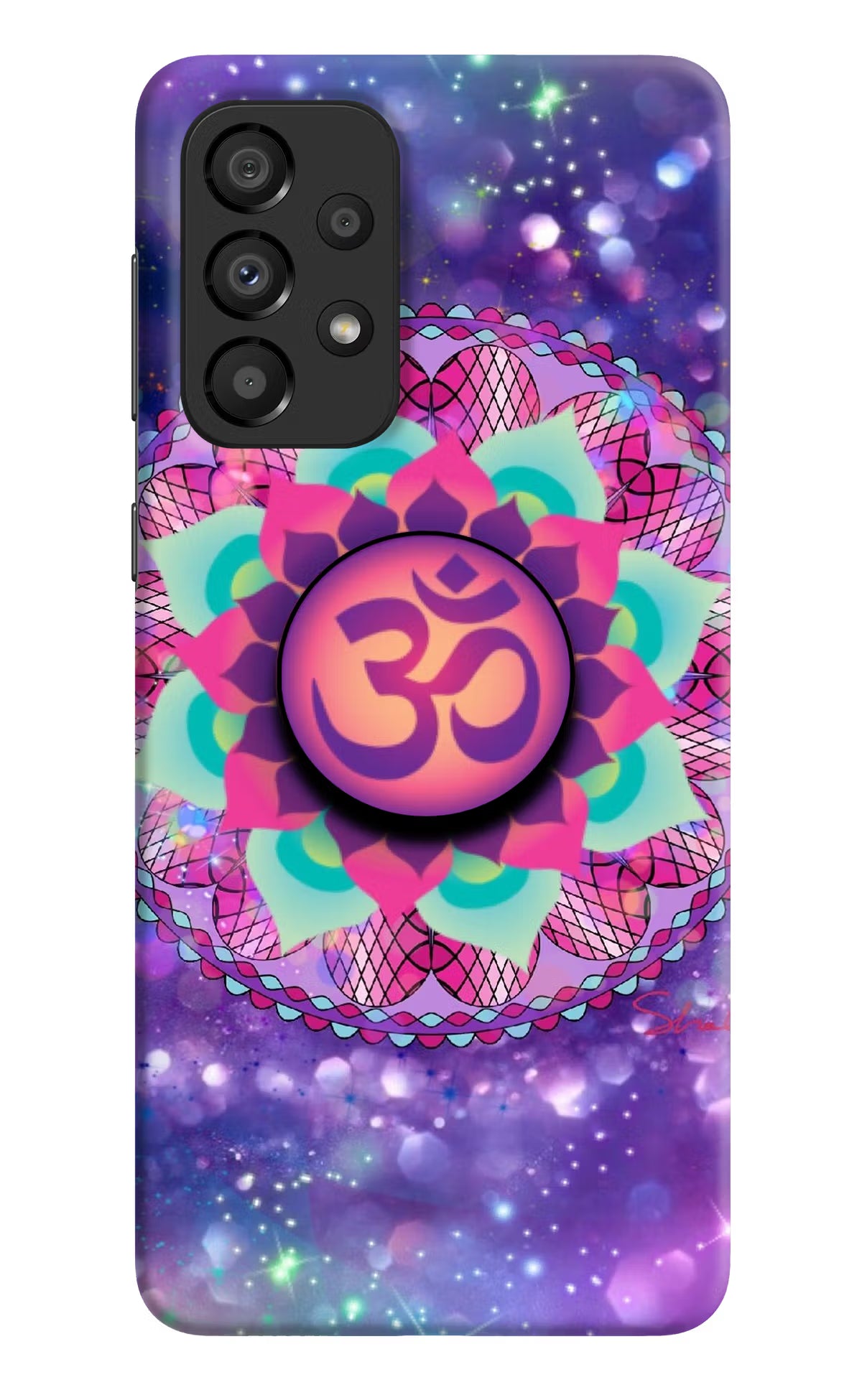 Om Purple Samsung A33 5G Pop Case by Casekaro