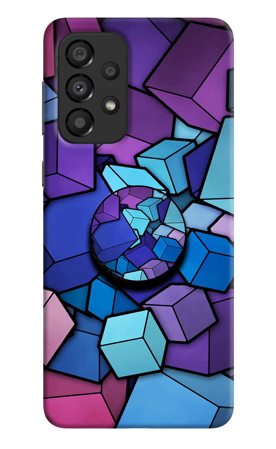 Cubic Abstract Samsung A33 5G Pop Case, Hard case