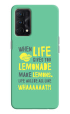 Quote Realme GT Master Edition Hard Case Back Cover by Casekaro