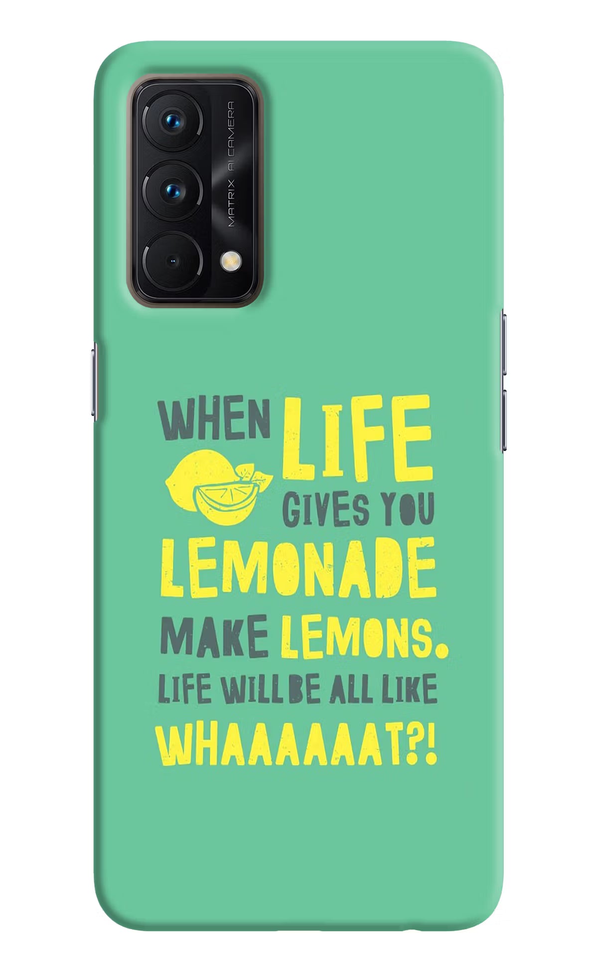 Quote Realme GT Master Edition Hard Case Back Cover by Casekaro