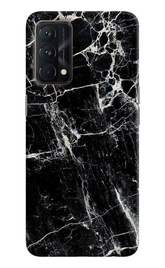 Black Marble Texture Realme GT Master Edition Hard Case Back Cover by Casekaro