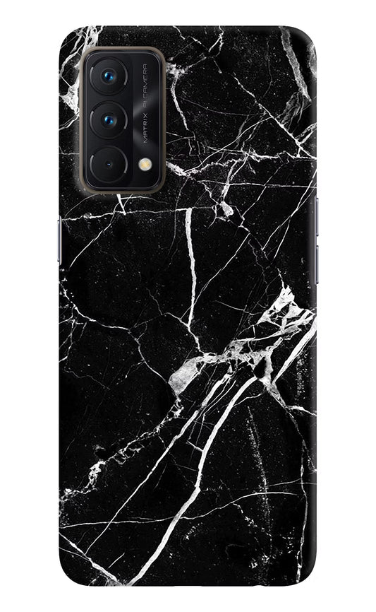 Black Marble Pattern Realme GT Master Edition Hard Case Back Cover by Casekaro